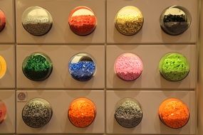 colorful lego details