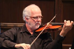 Man playing the violin