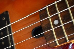 red guitar bass