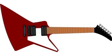 Picture of electric guitar