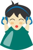 boy with earphones