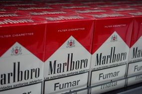 block of cigarettes marlboro