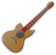 Drawing of stringed musical instrument