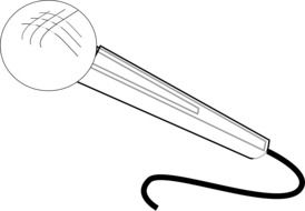 microphone music drawing