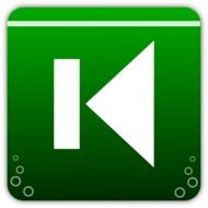 green forward button drawing