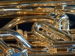 Euphonium is a copper musical instrument