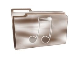 graphic image of a folder with notes