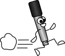 running microphone
