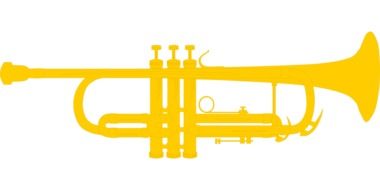 yellow tube on white background