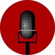 microphone icon drawing