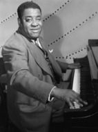 art tatum, jazz pianist at piano