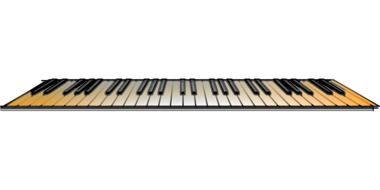 Picture of piano keyboard