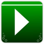 Green button to play the music