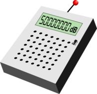 graphic image of the sound power meter device
