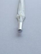 Thermometer on a gray background