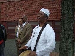 african street drummer