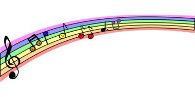 melody music notes drawing