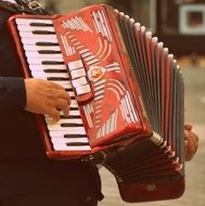 Playing harmonica instrument