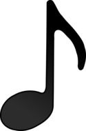 quaver note music drawing