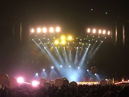 crowd at the rock concert