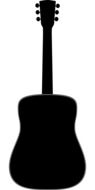 guitar pictogram drawing