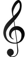 clef flag sign drawing