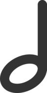 half music symbol