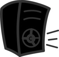 sound of music from the speaker