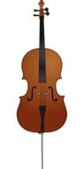 isolated cello