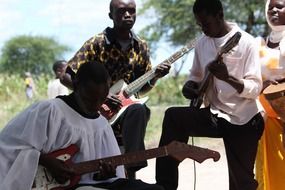 Music band in Africa
