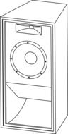 speaker box drawing
