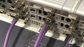 purple wire cables