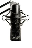 isolated studio microphone