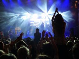 Fans at the concert of the group