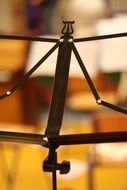 music sheet stand, empty holder