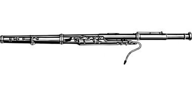 bassoon musical instrument as an illustration