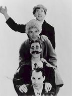 The Marx Brothers are popular comedians