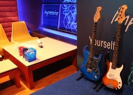 two guitars for a party