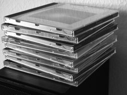 Pile of cd disks