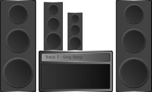 clipart of the speakers