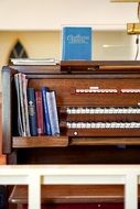 religious books on organ