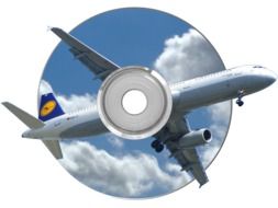 photo montage cd and aircraft