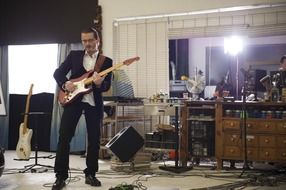 blues guitar player