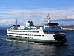 ferry in Seattle, United States