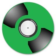 Drawing of green cd