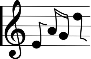 music notes symbols drawing