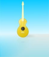 acoustic guitar drawing