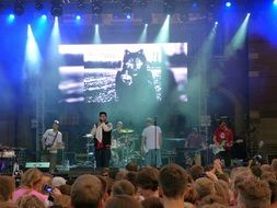 photo of rock concert