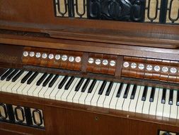 old harmonium instrument