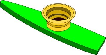 kazoo music green sound toy drawing